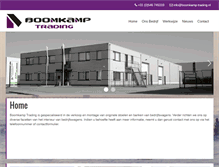 Tablet Screenshot of boomkamp-trading.nl